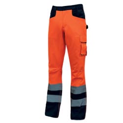 Pantalone invernale arancio fluo beacon alta visibilita taglia l 8033546385357