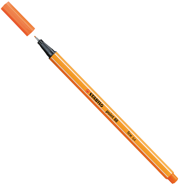Penna da scrivere Stabilo Point 88, colore vermiglio pallido, marca STABILO 4006381493130 | initpc.it