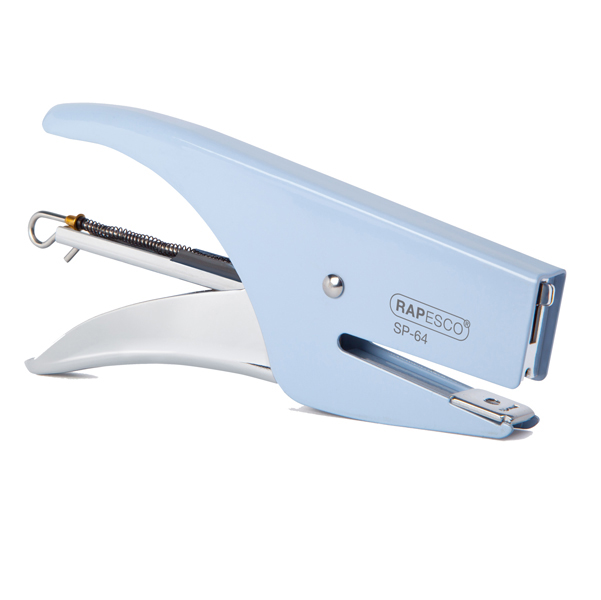 Cucitrice a Pinza Sp 64 Celeste in Metallo Verniciato Rapesco 1376 5018505030274