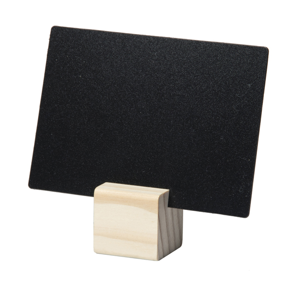 Set di 6 cubi in legno per targhe scrivibili, dimensioni 2,5x2,5 cm. 8719075283240