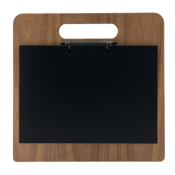 Porta Menu 39 Chopping Board in Legno con Anelli 32 7x30cm Securit Mc Wala4 Ch 8719075285206