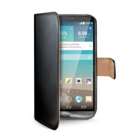 Black Pu Wallet Case Lg G3 Celly Wally418 8021735100126