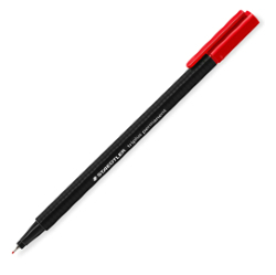 Triplus Permanent Punta 0 3mm Rosso Staedtler 331 2 4007817050583