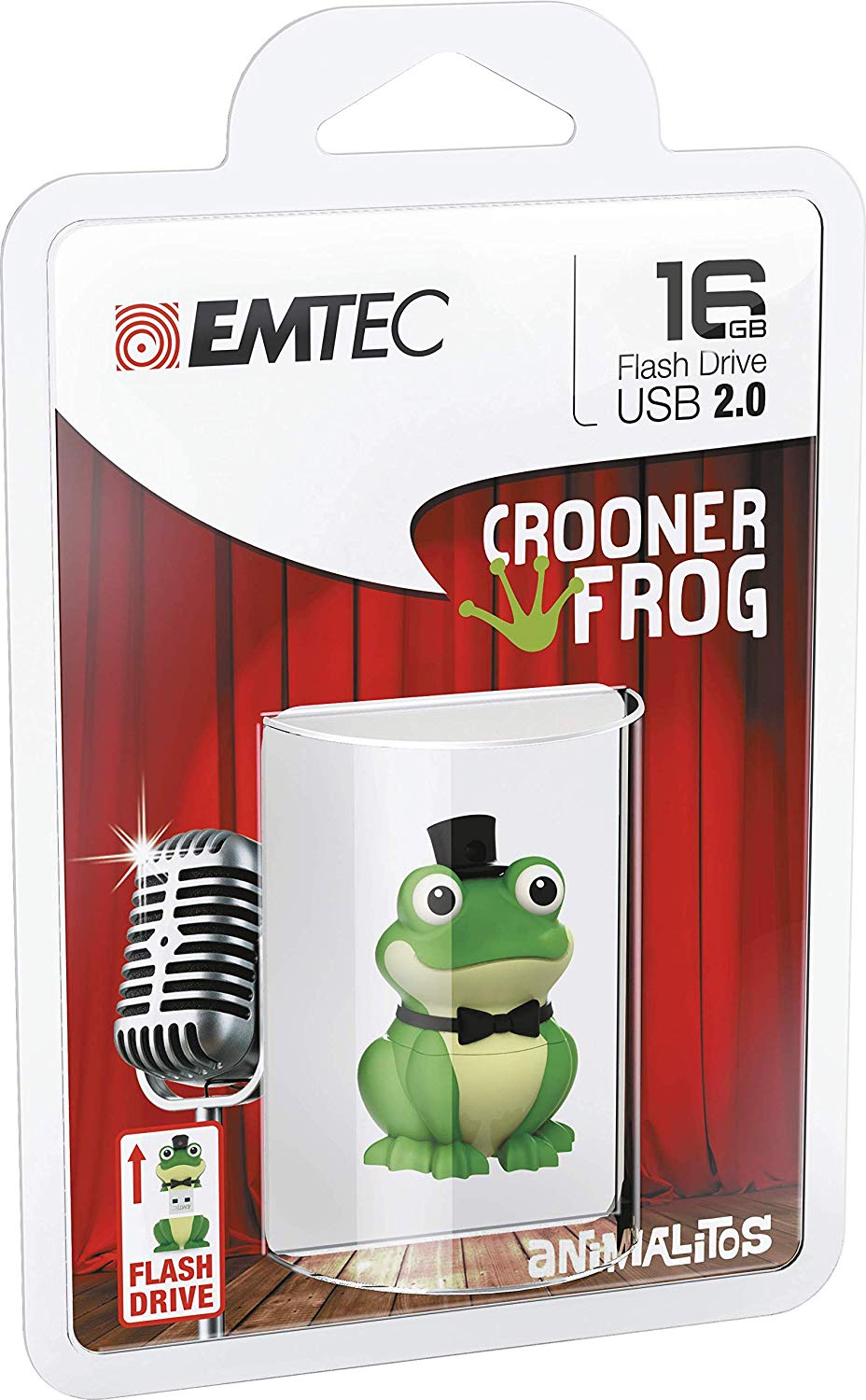 Memoria Emtec Usb2 0 M339 16gb Crooner Frog Ecmmd16gm339 3126170166814