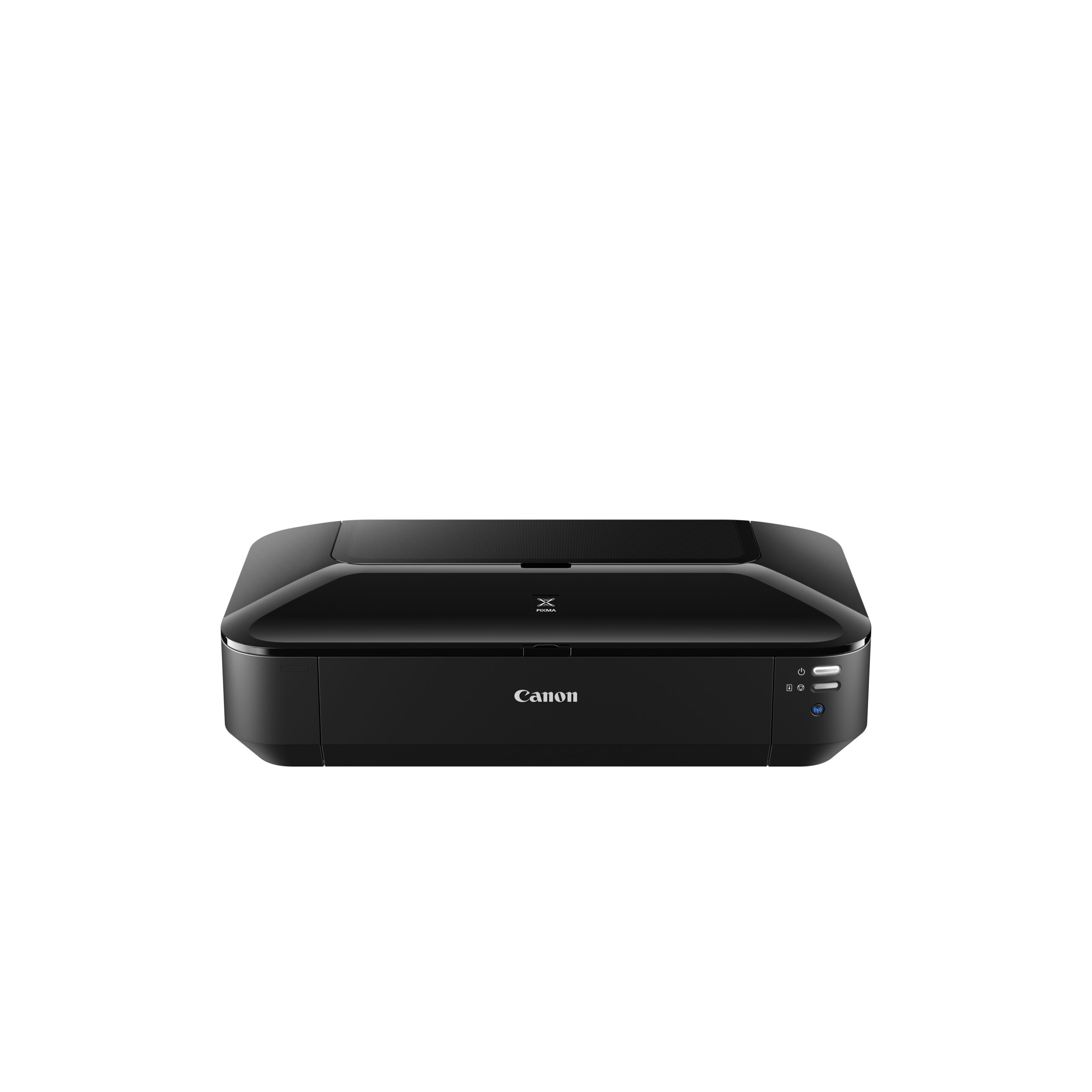 Immagine del dispositivo stampante in fotocopia e multifunzione Canon PIXMA IX6850, con la sua forma compatta ed elegante, è pronto per soddisfare le tue esigenze di fotografia e stampa rapida. Prendi il controllo della tua arte con l'alta risoluzione e i colori vibranti. 4960999991214 | initpc.it