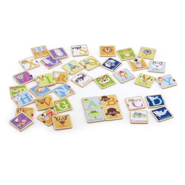 Memory Domino Alfabeto Parti di Ricambio 88013 8003444880131