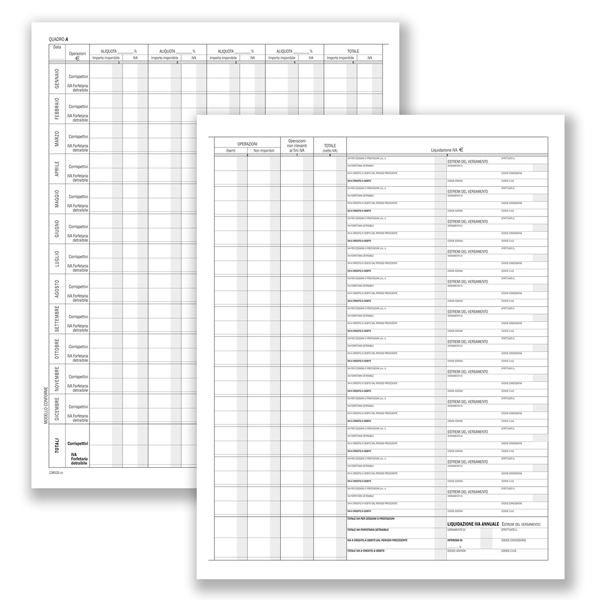 Registro Prospetto Riepilogativo Assoc Sportive 8pag 31x24 5cm Du13852s000 Du Du13852s000 8008842531838