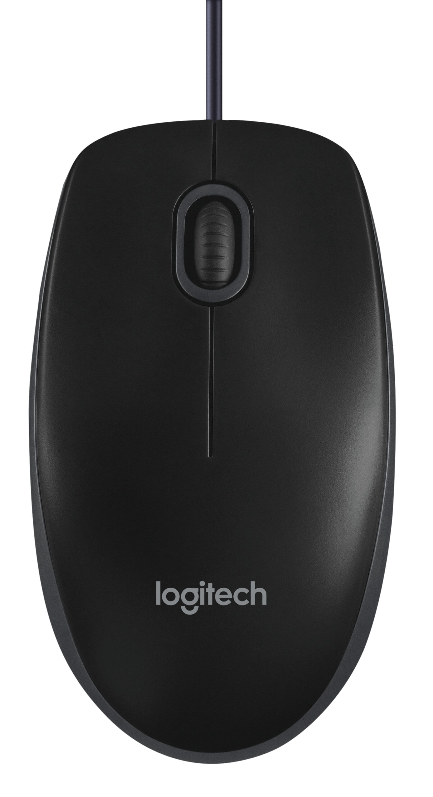 Mouse ottico Logitech B100 con scroll nero, prodotto per uso business. Marca: LOGITECH. 5099206041271 | initpc.it