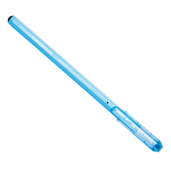 Penna Sfera Superb Antibacterial Punta 0 7mm Inchiostro Nero Pentel Bk77ab Ae