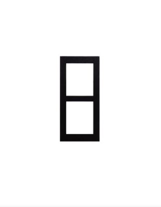Frame di superficie VERSO in Nero, modulo 2 con marchio 2N 8595159509495 | initpc.it