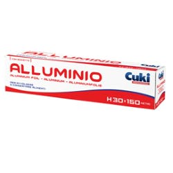 Roll Alluminio H300mm X 150mt in Astuccio con Seghetto Cuki Professional 3930015 8003980510356