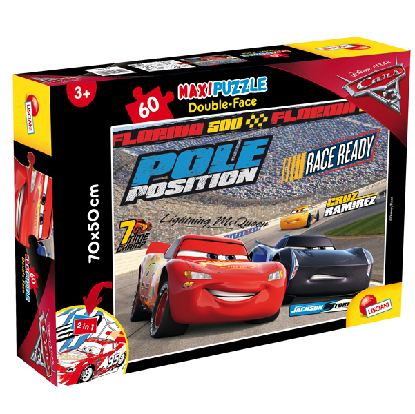 Puzzle Maxi 60pz Disney Cars 3 Challenge Lisciani 64007 8008324064007