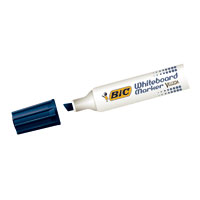 Produttore di marker a punta scalpello Bic, marchio Velleda con fusto in metallo e punta scalpello blu. 3086121781063 | initpc.it