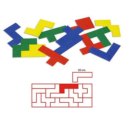 Pentomines Set 5 Miniland 95219 8413082952198