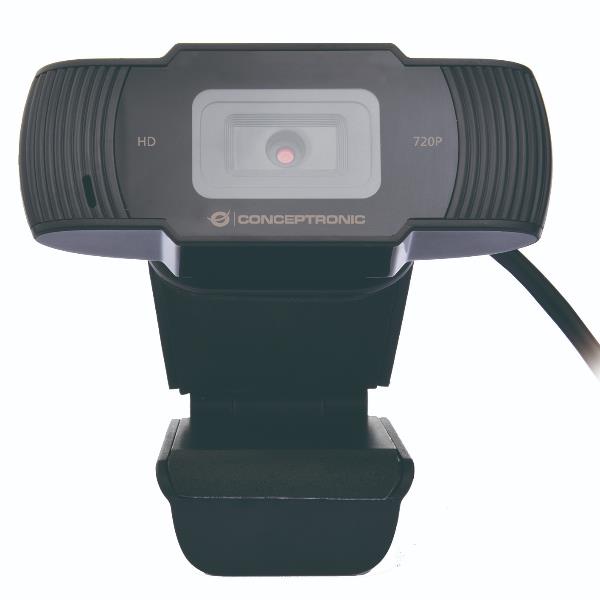 Webcam Usb With Mic 1080x720 Hd Conceptronic Amdis03b 4015867224588