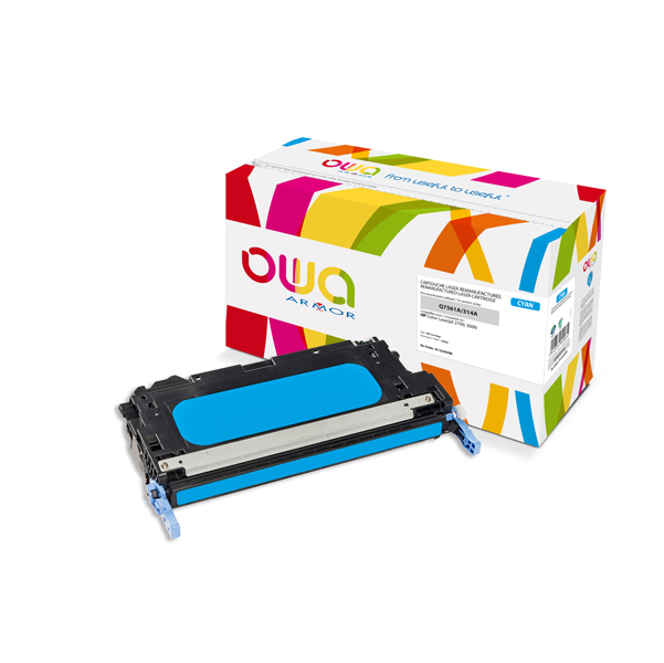 Toner Ciano Armor per Hp Color Laserjet 2700 3000 per 3500pag K12245ow 3112539605872