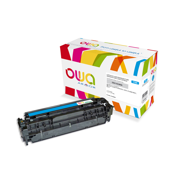 Toner Ciano Armor per Hp Clj Pro300 M351 M375 Pro400 M451 M475 K15580ow 3112539604899