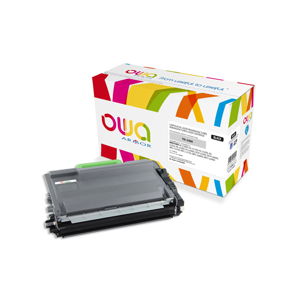 Toner armor per brother nero alta capacita 8000 pagine tn3480 3112539708085