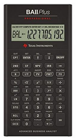Ba Ii Plus Professional Texas Instruments Baiiplusprof 3243480015172