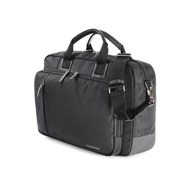Borsa porta notebook nera 15,6 pollici con tracolla regolabile 8020252957145