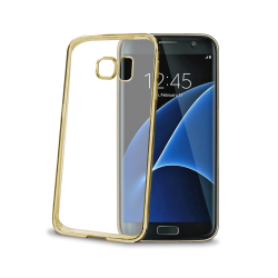 Laser Cover Galaxy S7 Edge Gold Celly Bcls7egd 8021735717157