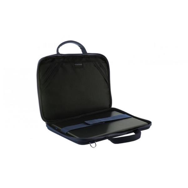 Borsa per laptop da 14 pollici in pelle blu scuro, marchio Darkolor, con stile e comfort garantiti, ideale per studenti o professionisti che desiderano un accessorio di alta qualità. 8020252091382 | initpc.it