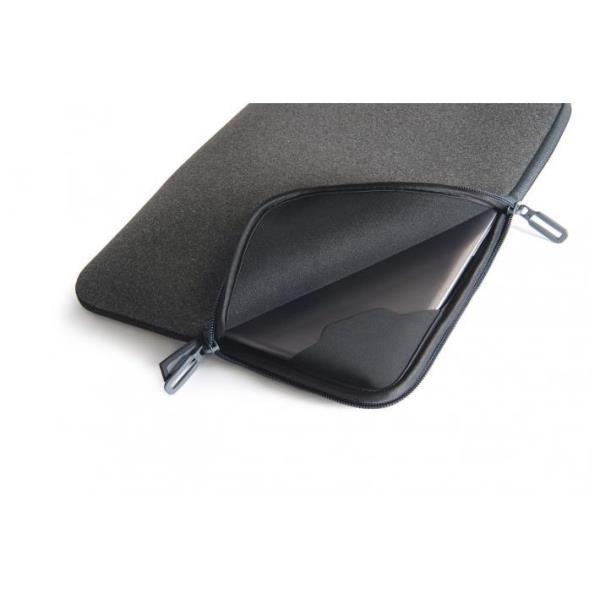 Custodia per laptop Tucano Second Skin, design mélange in neoprene nero, compatibile con laptops da 14'', prodotto BFM1314-BK 8020252076822 | initpc.it