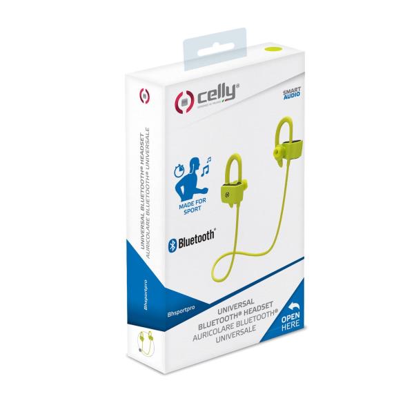 Bluetooth Sport Pro Earphone Celly Bhsportproyl 8021735726685