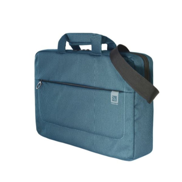 Borsa Slim Loop 15 in tessuto azzurro da 15,6 pollici per laptop Tucano 8020252111240 | initpc.it