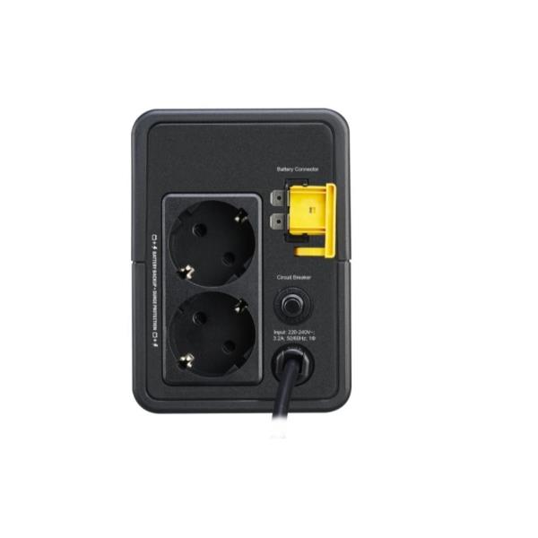 UPS (Unità di continuità) Easy Ups 700 VA, funzione AVR (Autoregolazione Tensione), connettore Schuko, prodotto da APC. 0731304404583 | initpc.it