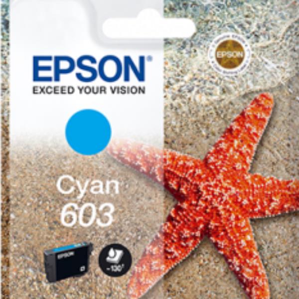 Cartuccia inchiostro CIANO Epson 603 Stella Marina, compatibile con stampanti Epson, codice prodotto: C13T03U24020 8715946666761 | initpc.it