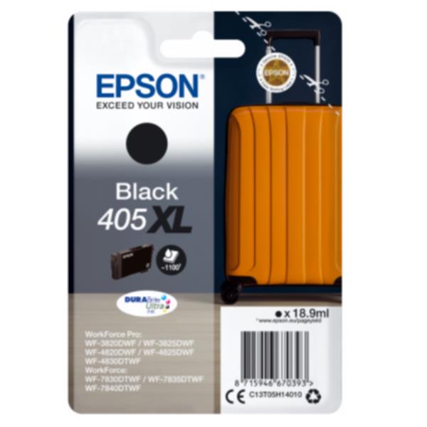CART.INK NERA 405 XL DURABRITE Cartuccia Epson 405 XL nero, numero di ordine C13T05H14010, marchio Epson 8715946670393 | initpc.it