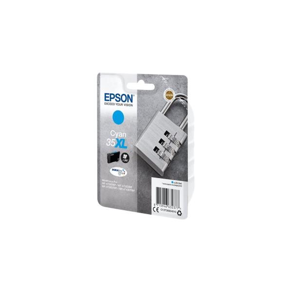 CARTUCCIA CIANO 35XL per stampanti Epson, compatibile con lucchetto, colore ciano, dimensione 35XL 8715946632384 | initpc.it