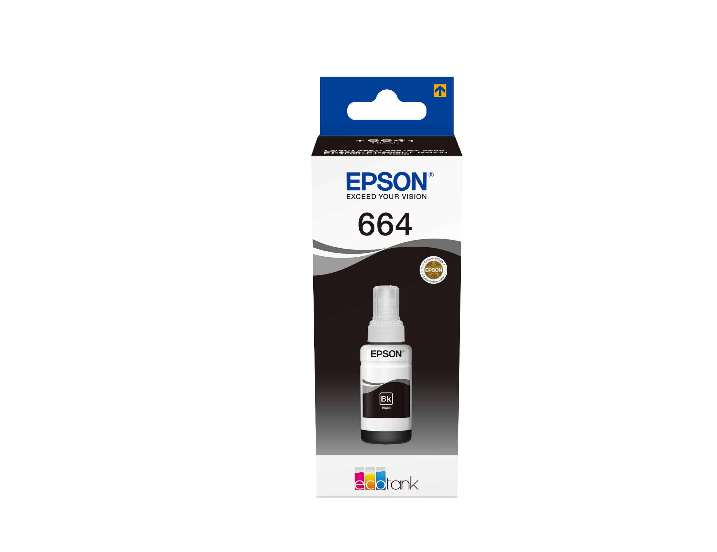 T6641 FLACONE INCH.NERO 70ML Cartuccia inchiostro a getto d'inchiostro T6641 Epson nero, marchio Epson - C13T664140 8715946540979 | initpc.it