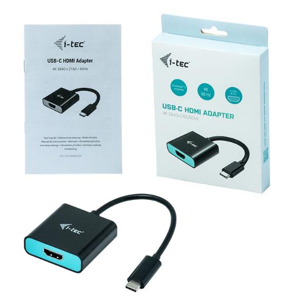 Adattatore USB-C a HDMI, supporto risoluzione fino a 4K a 60Hz, compatibile con dispositivi di ultima generazione. 8595611702990 | initpc.it