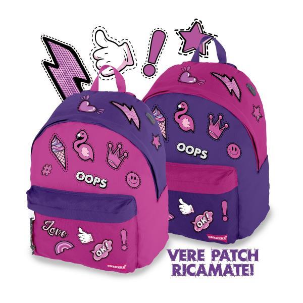 Curvy Backpack Patch Girl Violet Carrera C403v 8053908142923