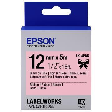 Tape Lk 4pbk Ribbon Blk Pik Epson Labelworks Supplies S6 C53s654031 8715946619569
