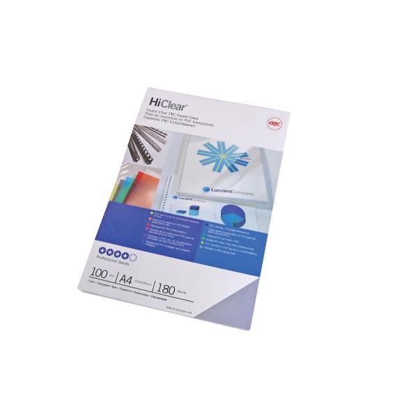 Copertine per documenti a4 in pvc, marca GBC, spessore 240 micron 5019577187262 | initpc.it
