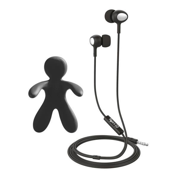 Kit Profumatore e Auricolare da 35mm, colore Nero, marchio Celly 8021735741312 | initpc.it