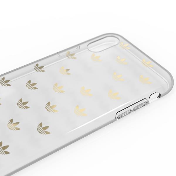 Clear Cover Iphone Xr Gold Adidas 33335 8718846065344