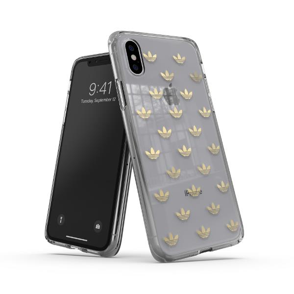 Clear Cover Iphone Xs X Gold Adidas 33336 8718846065351