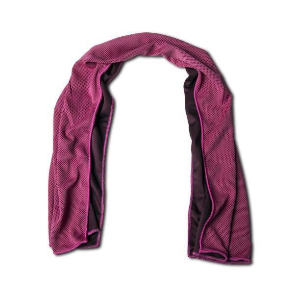 COOL TOWEL rosa, asciugamano raffreddante da spiaggia e piscina della marca Celly per uomo e donna, utilizzato per rinfrescare la pelle dopo il contatto con l'acqua o il sole. 8021735738701 | initpc.it