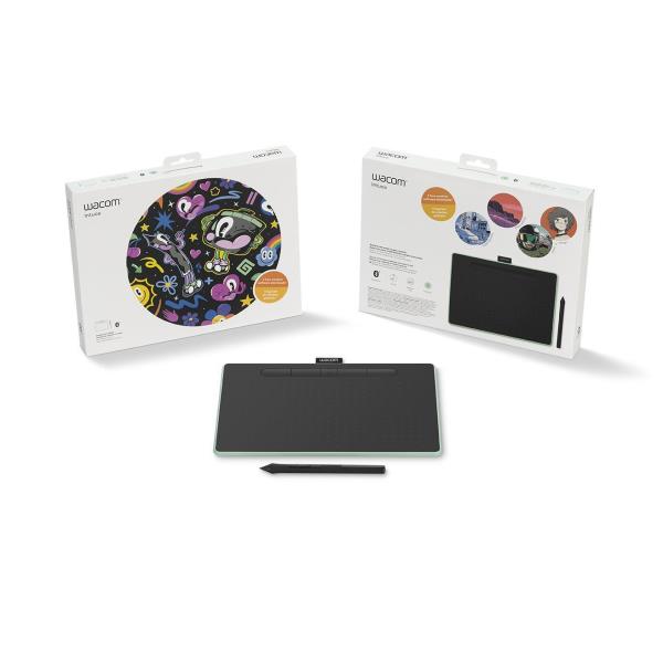 Disegno e pittura professionale con tablet grafico Intuos da 6 pollici, connessione Bluetooth, per Windows, Mac, intreccio di fibre ottiche, sensibilità fino a 8K, incl. penne digitale PTZ-815, PTZ-811, PS-660 e PS-720 4949268621472 | initpc.it