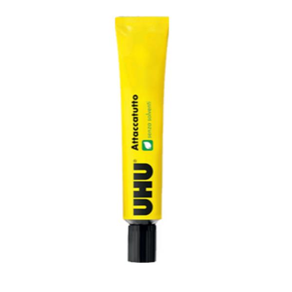 Colla UHU Extra attaccatutto senza solventi, 20g, in un tubetto di 18ml trasparente. 4026700343151 | initpc.it