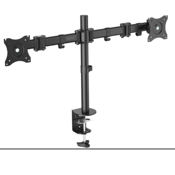 Accessorio per monitor doppio universale Digitus by Assmann, per due schermi di diverso tipo e dimensione, per una connessione sicura ed efficiente. 4016032382676 | initpc.it