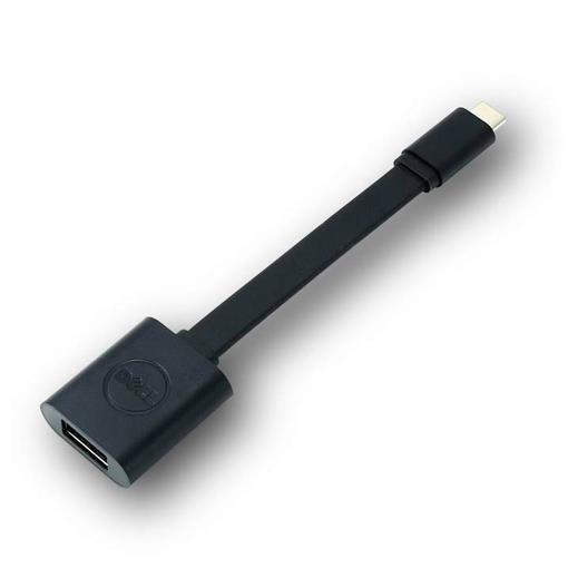Adattatore USB-C a USB-A di alta velocità con connettori USB-C e USB-A per collegare dispositivi USB-C a dispositivi con portata USB-A 3.0, prodotto della marca Dell Technologies. 5397063784479 | initpc.it