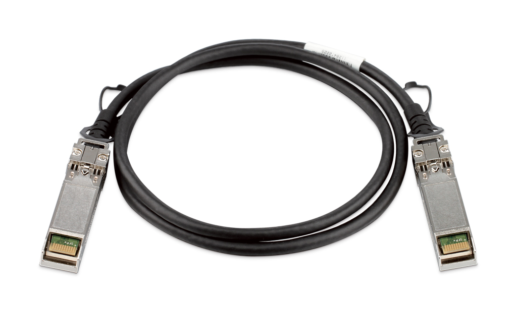 Prodotto per connessioni a alta velocità, cavo direct attach di 1 metro per connetere dispositivi 10GbE SFP+, marchio D-Link. 0790069361708 | initpc.it