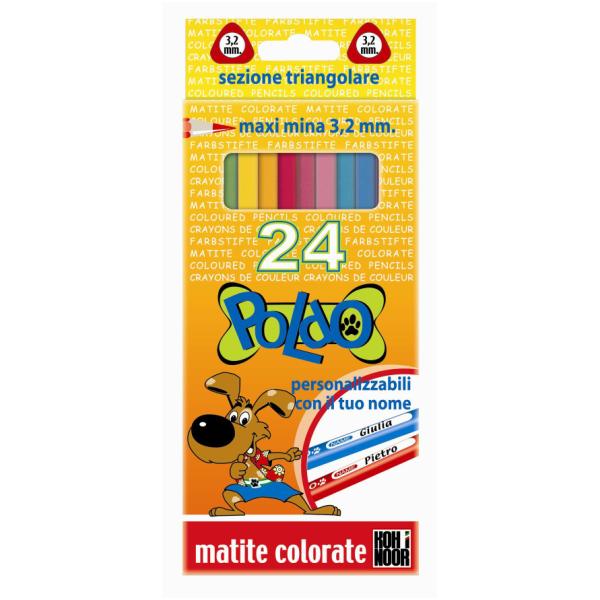 Matite Colorate Poldo Koh I Noor Dh3624 8032173002040
