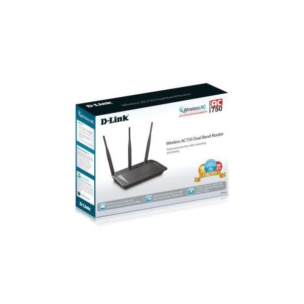 Router Wireless Ac750 D Link Retail Dir 809 790069418716
