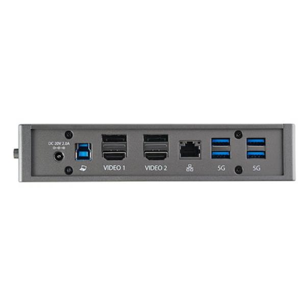 Stazione di ormeggio USB-C con due monitor, da parte di StarTech, per connettere e gestire facilmente due schermi in un'unica porta. 0065030891615 | initpc.it